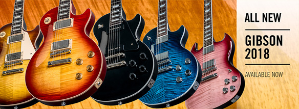 Modelová řada kytar Gibson pro rok 2018