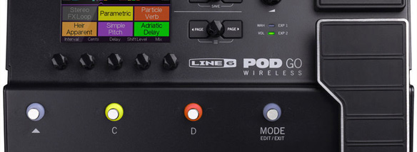 Multiefekt Line6 POD Go Wireless